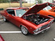 Hardtop Chevelle with Custom Wheels